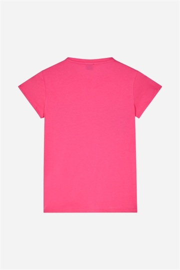 Mads Nørgaard Ekologisk T-shirt - Tuvina - Carmine Rose